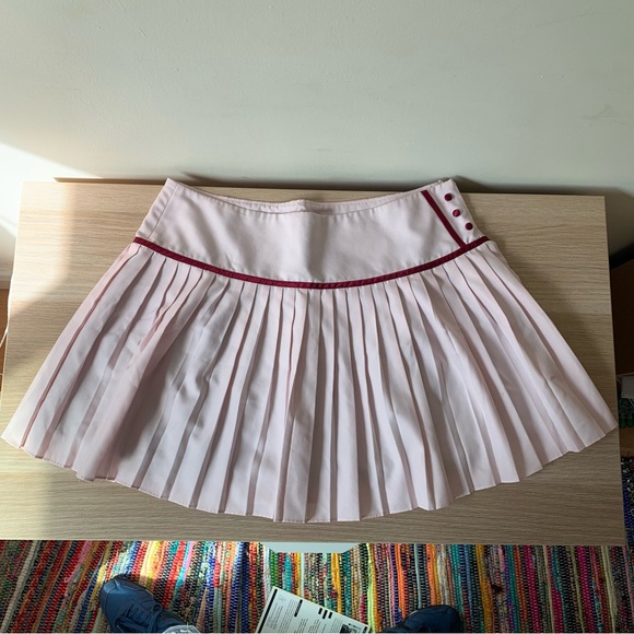 Fila Dresses & Skirts - Fila skirt Pink Tennis 🎾 Pleated Skirt Mini Skirt Satin Buttons Feminine 4 S
